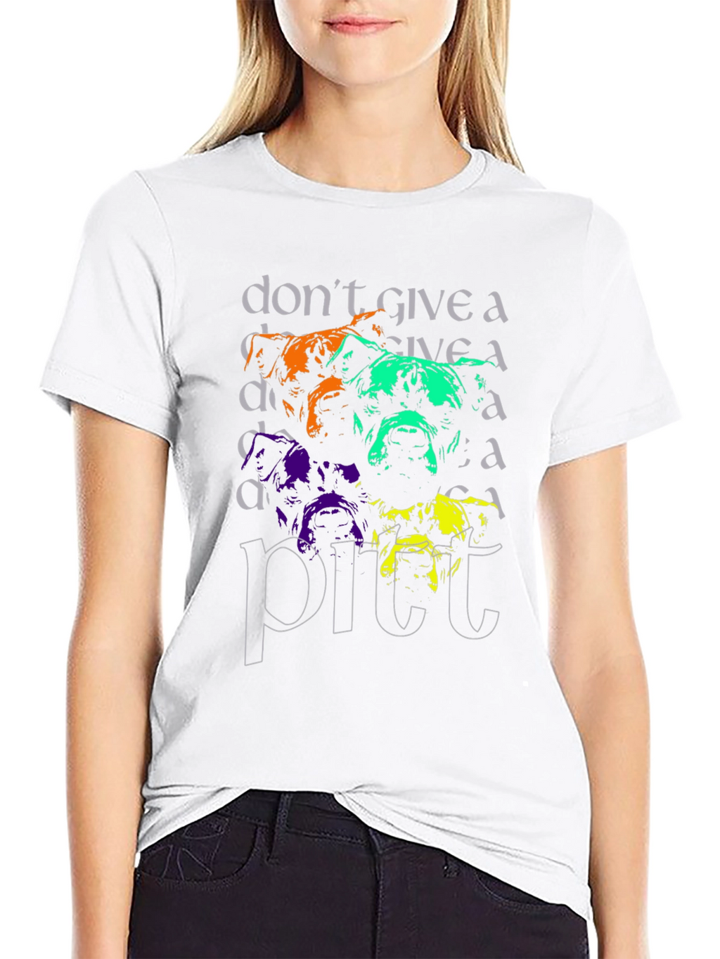 Pit Bull T-Shirt - Dont Give a Pitt