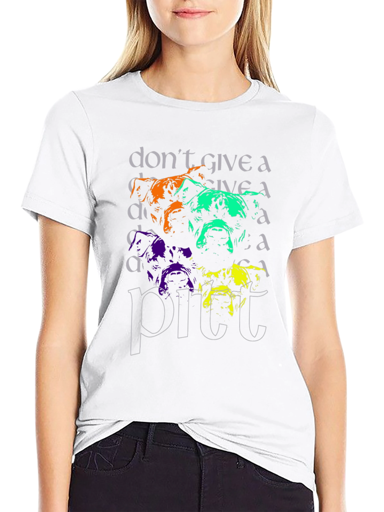 Pit Bull T-Shirt - Dont Give a Pitt