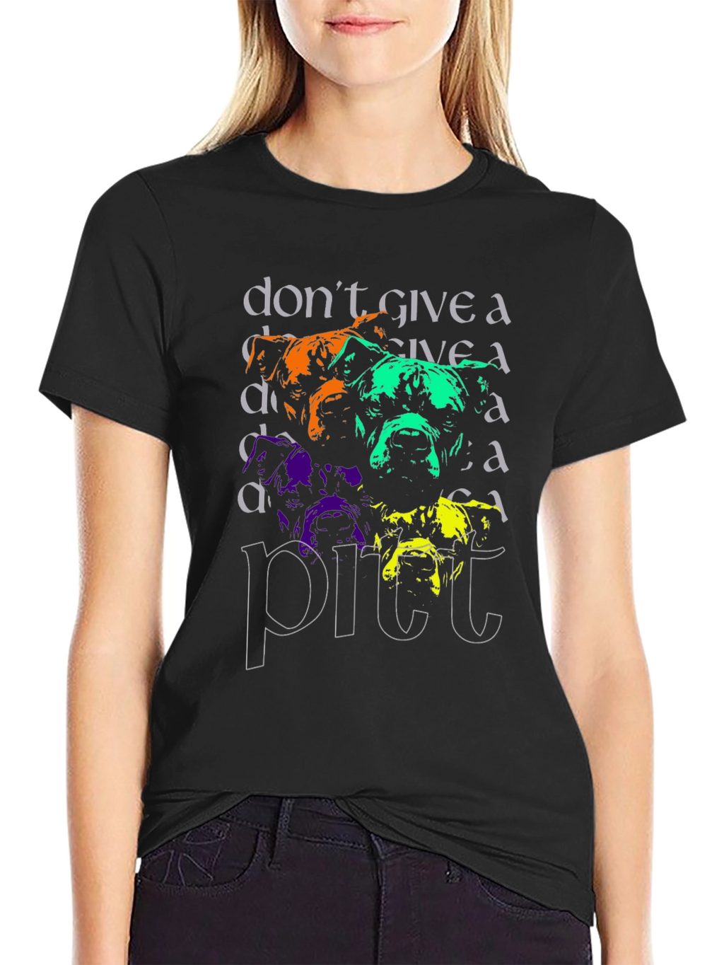 Pit Bull T-Shirt - Dont Give a Pitt