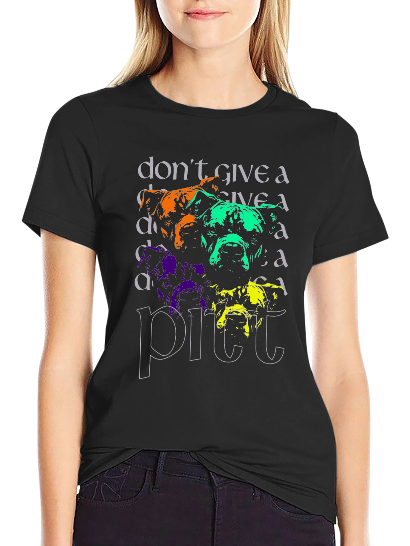 Pit Bull T-Shirt - Dont Give a Pitt