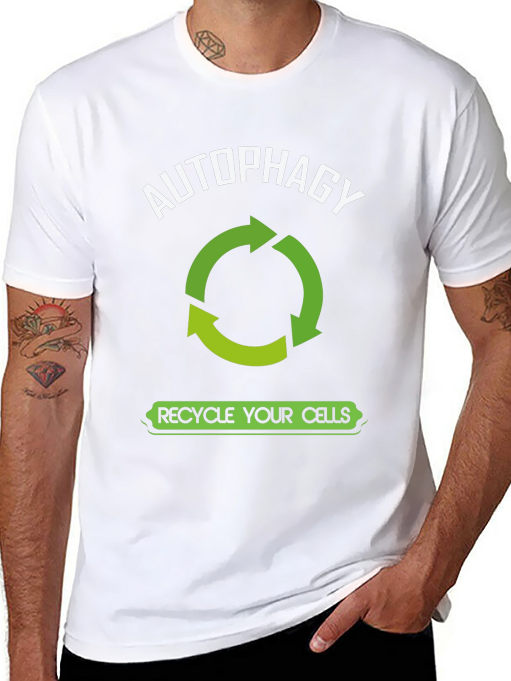 Autophagy Recycle Your Cells Graphic T-Shirt