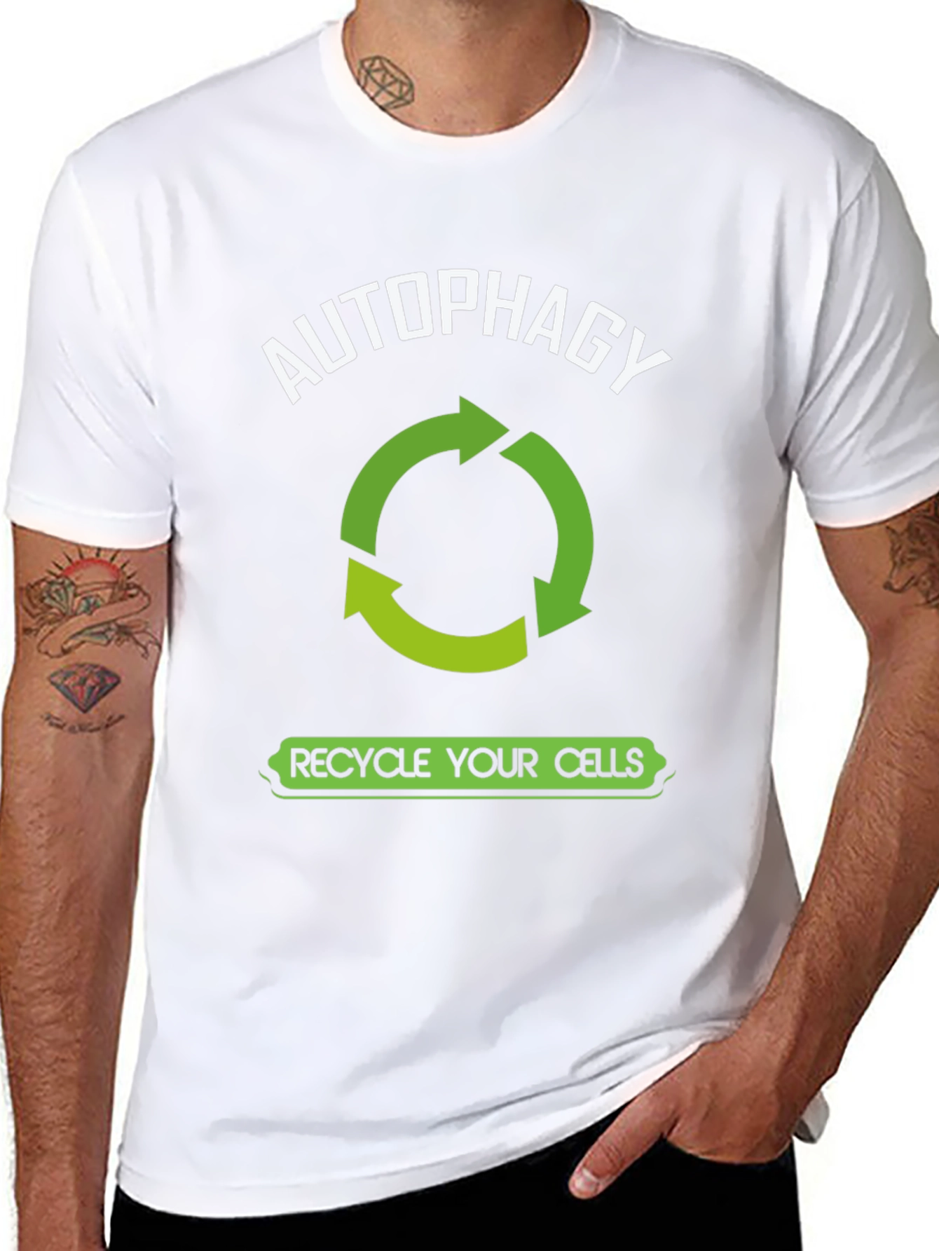 Autophagy Recycle Your Cells Graphic T-Shirt