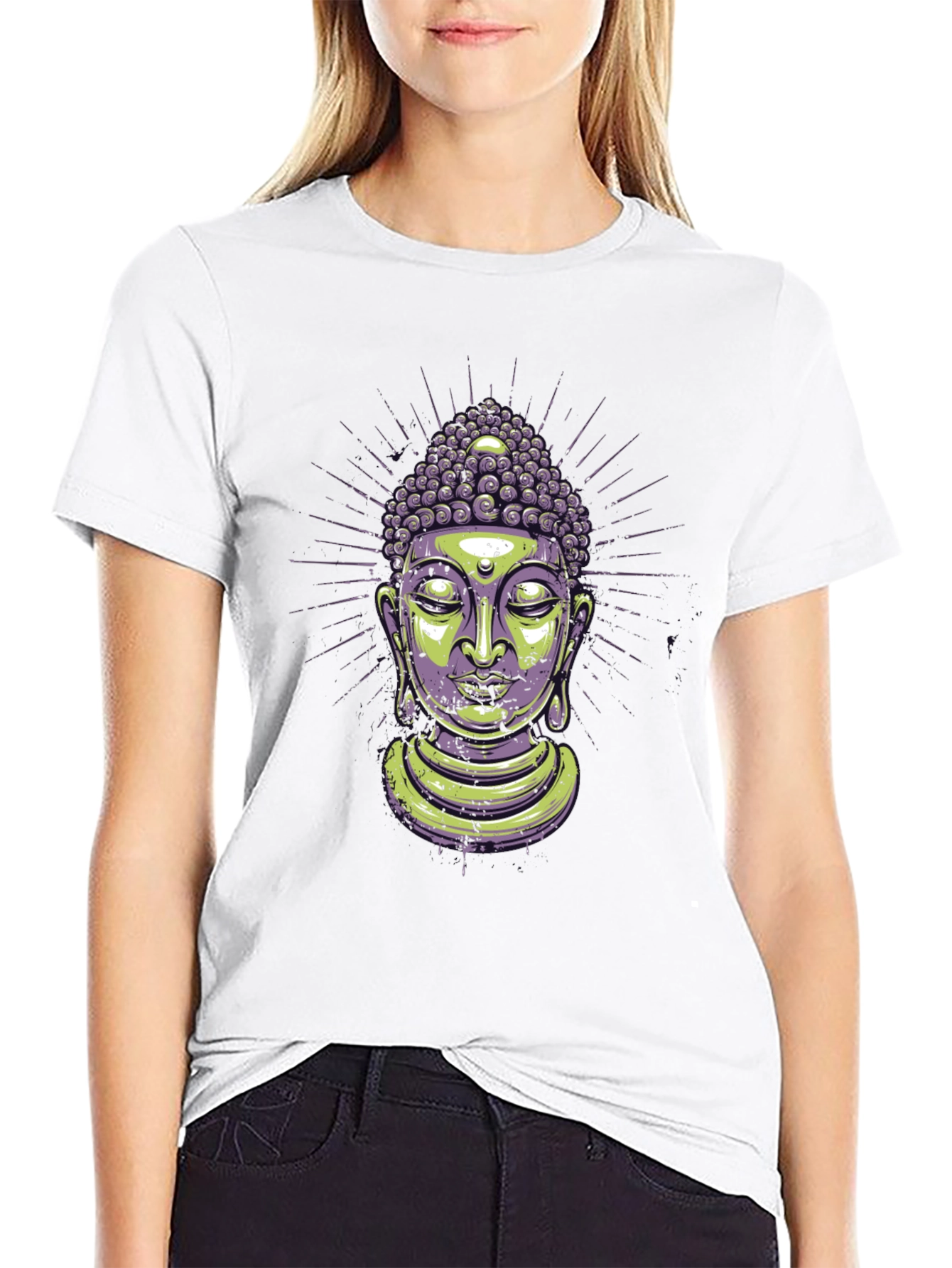 Buddha Graphic T-Shirt - Spiritual Zen Design