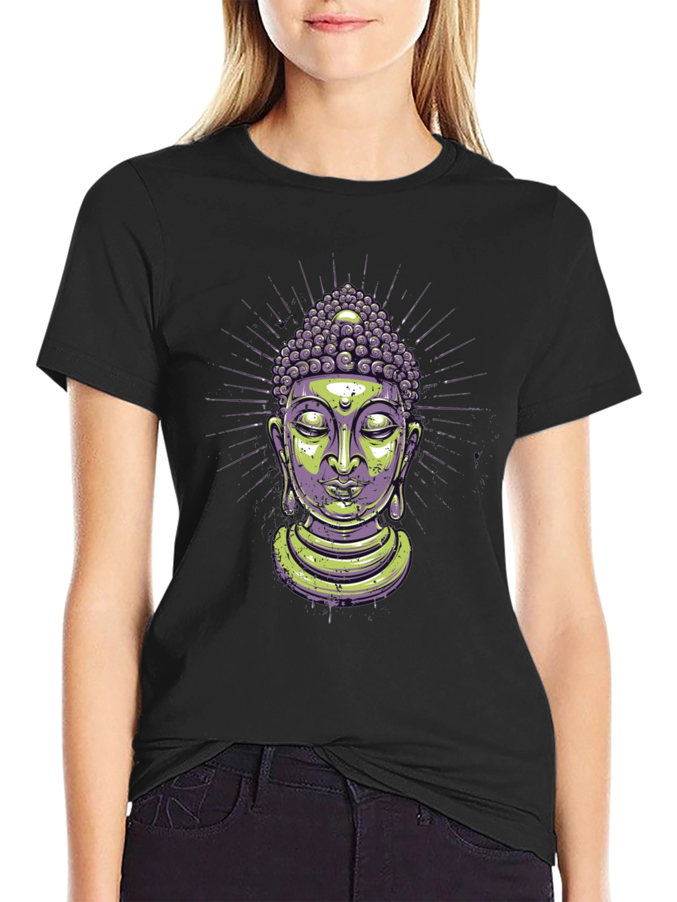 Buddha Graphic T-Shirt - Spiritual Zen Design
