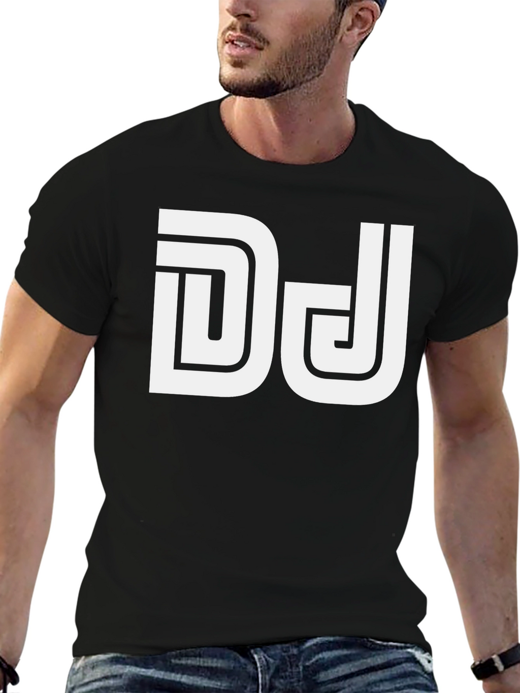 DJ Graphic Black T-Shirt