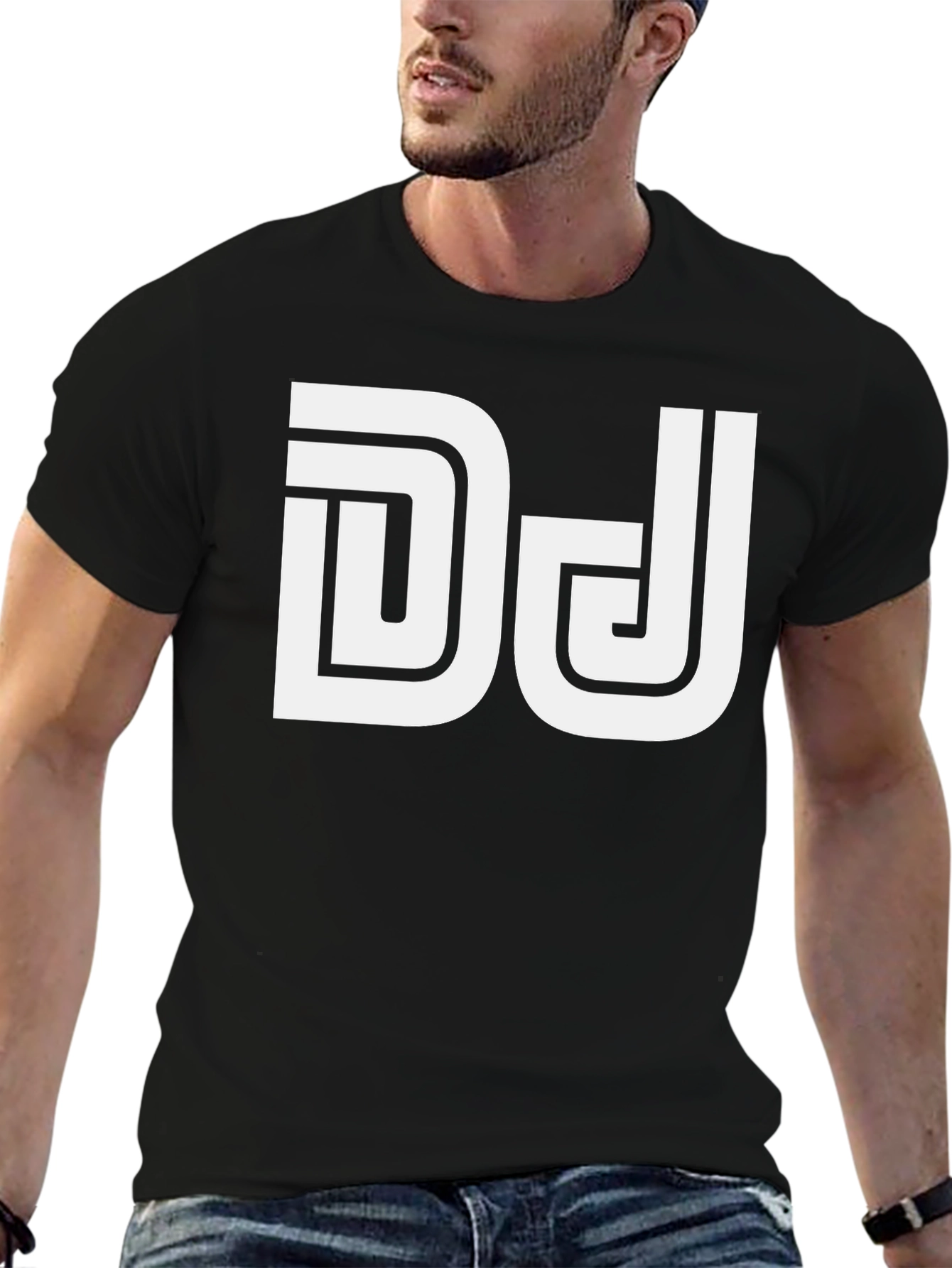 DJ Graphic Black T-Shirt