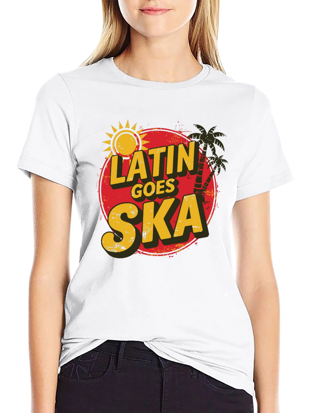 Latin Goes Ska Graphic Tee - Retro Style