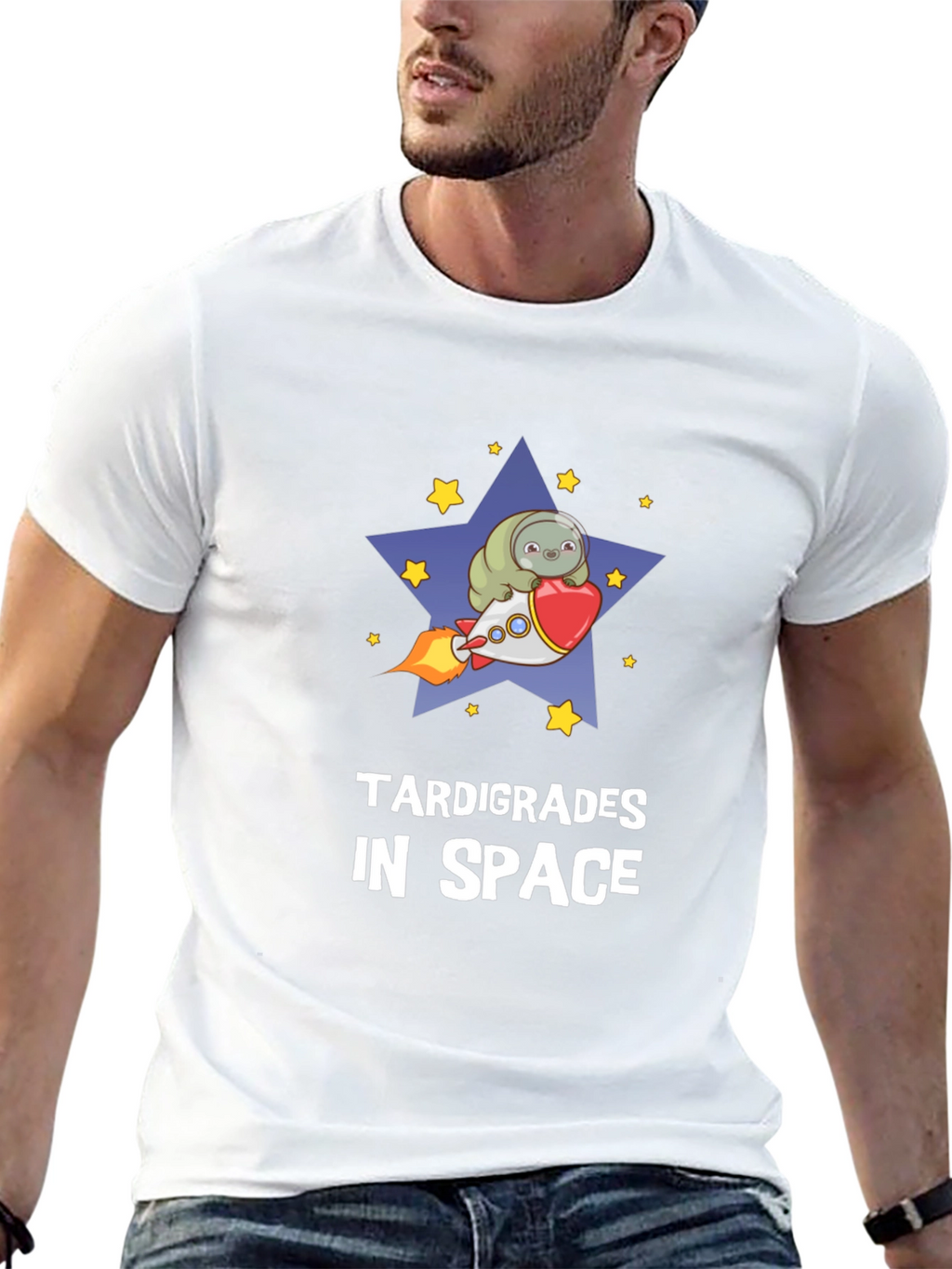 Tardigrades in Space T-Shirt - Funny Water Bear Tee