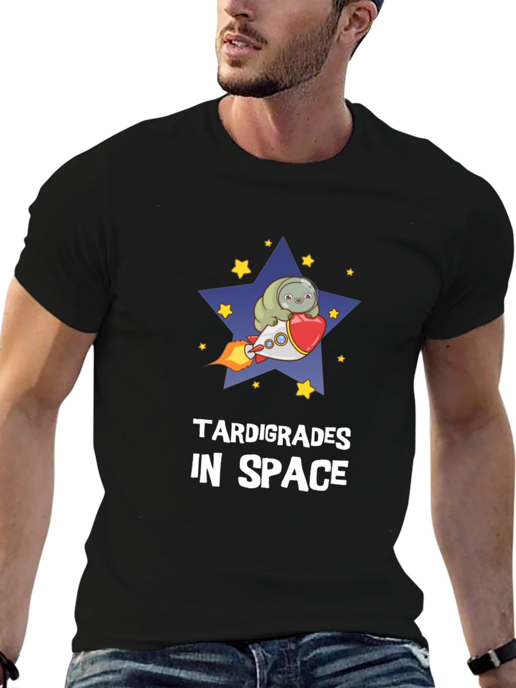 Tardigrades in Space T-Shirt - Funny Water Bear Tee