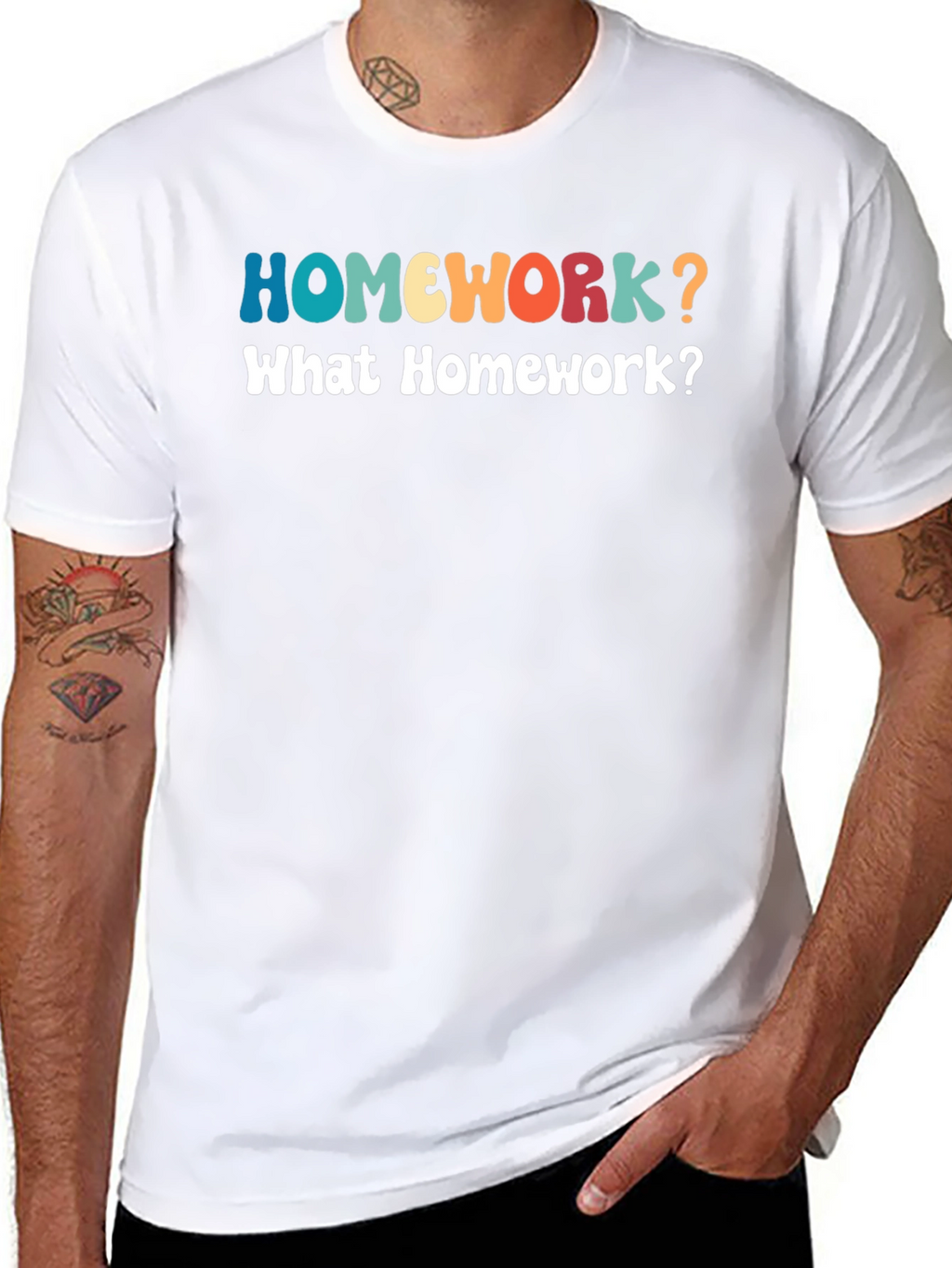 Homework? Funny Graphic T-Shirt