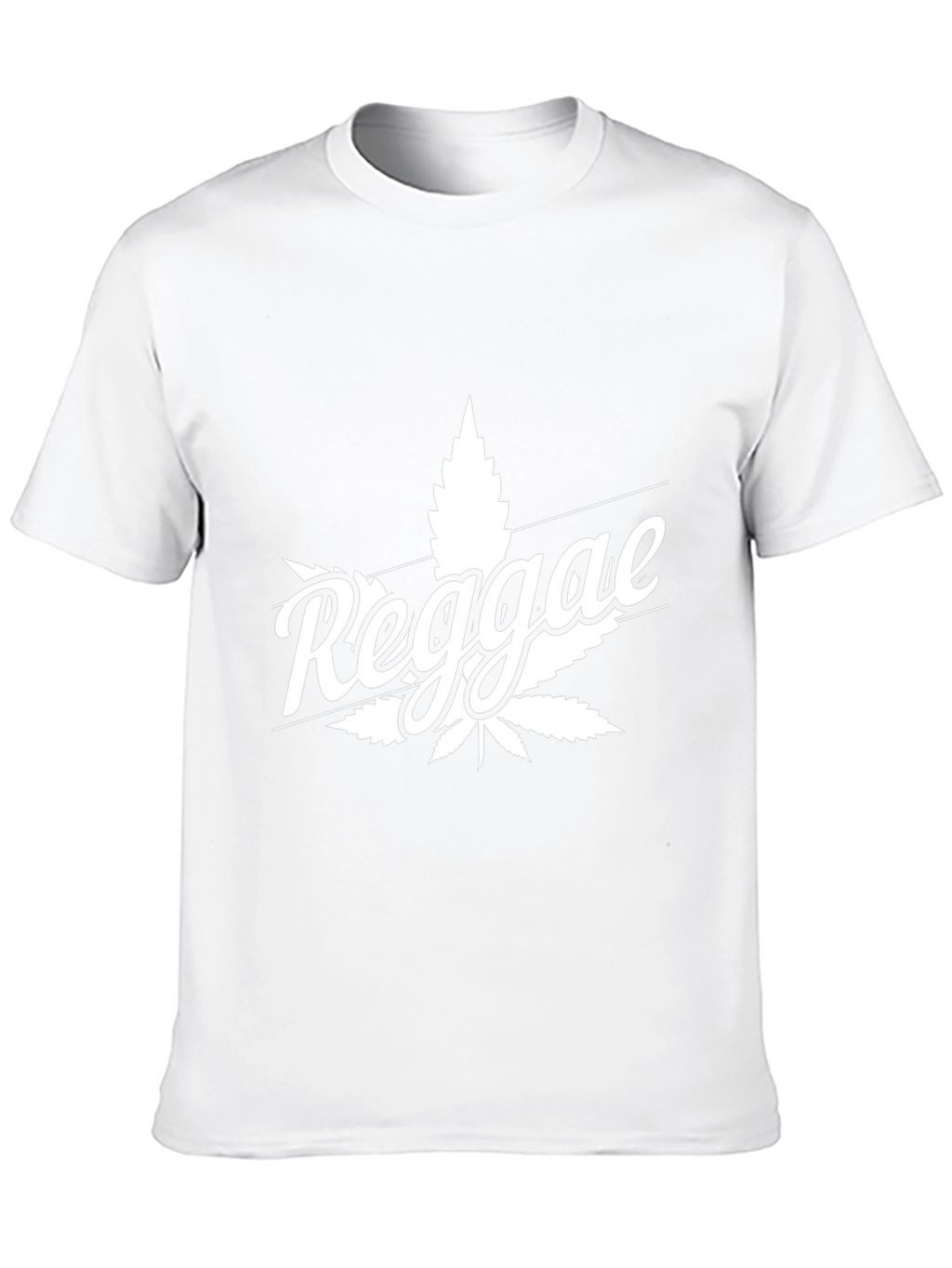 Reggae Leaf Graphic Black T-Shirt