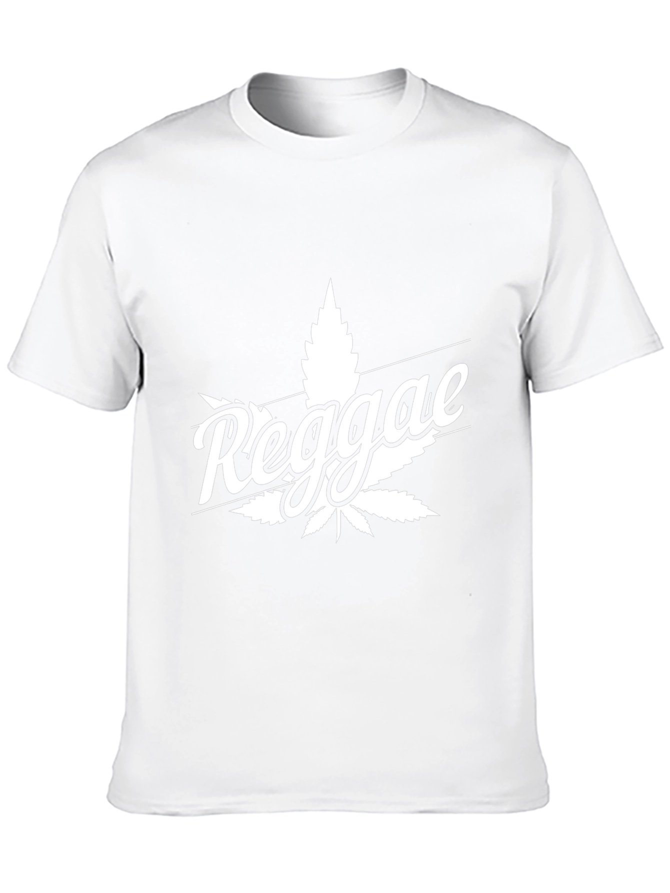 Reggae Leaf Graphic Black T-Shirt
