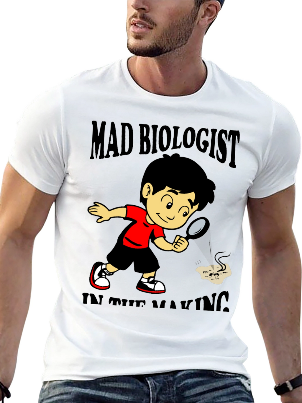 Mad Biologist T-Shirt - Science Humor Tee