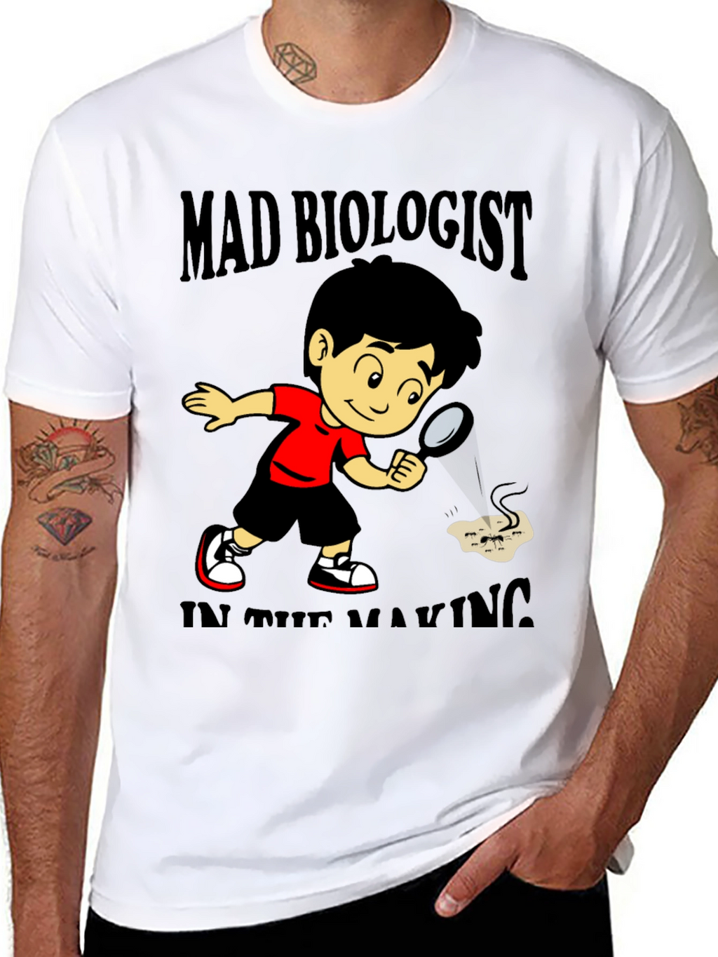 Mad Biologist T-Shirt - Science Humor Tee