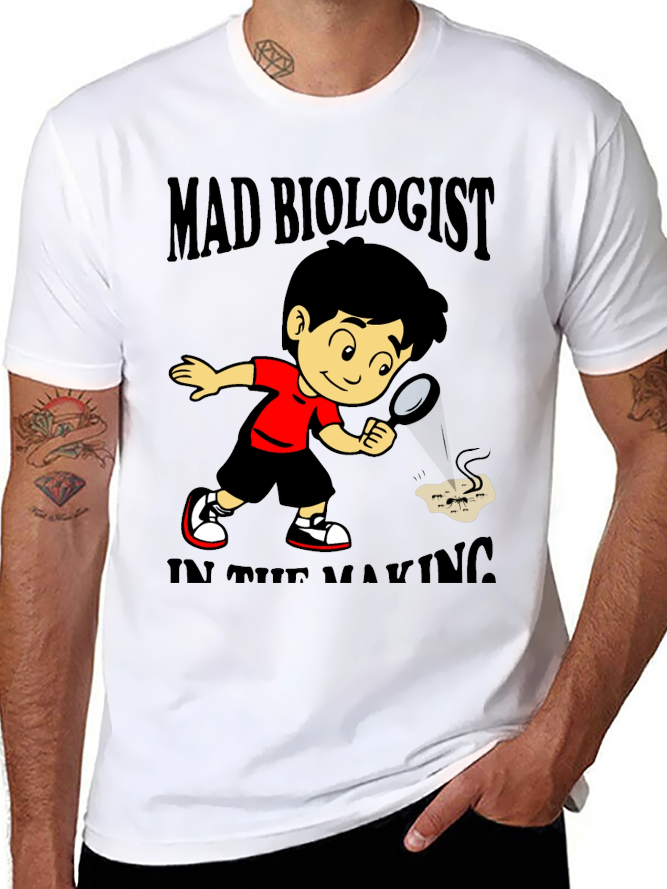 Mad Biologist T-Shirt - Science Humor Tee