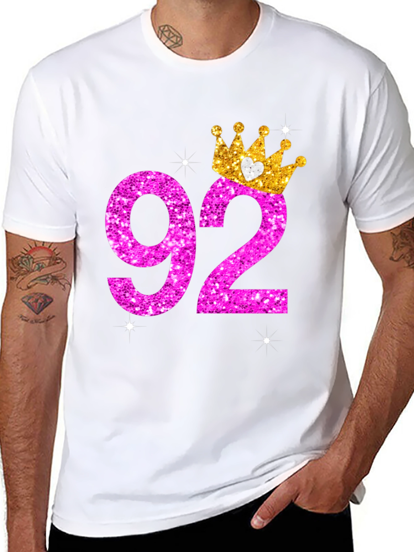92nd Birthday Crown T-Shirt