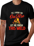 On Fire Welder T-Shirt