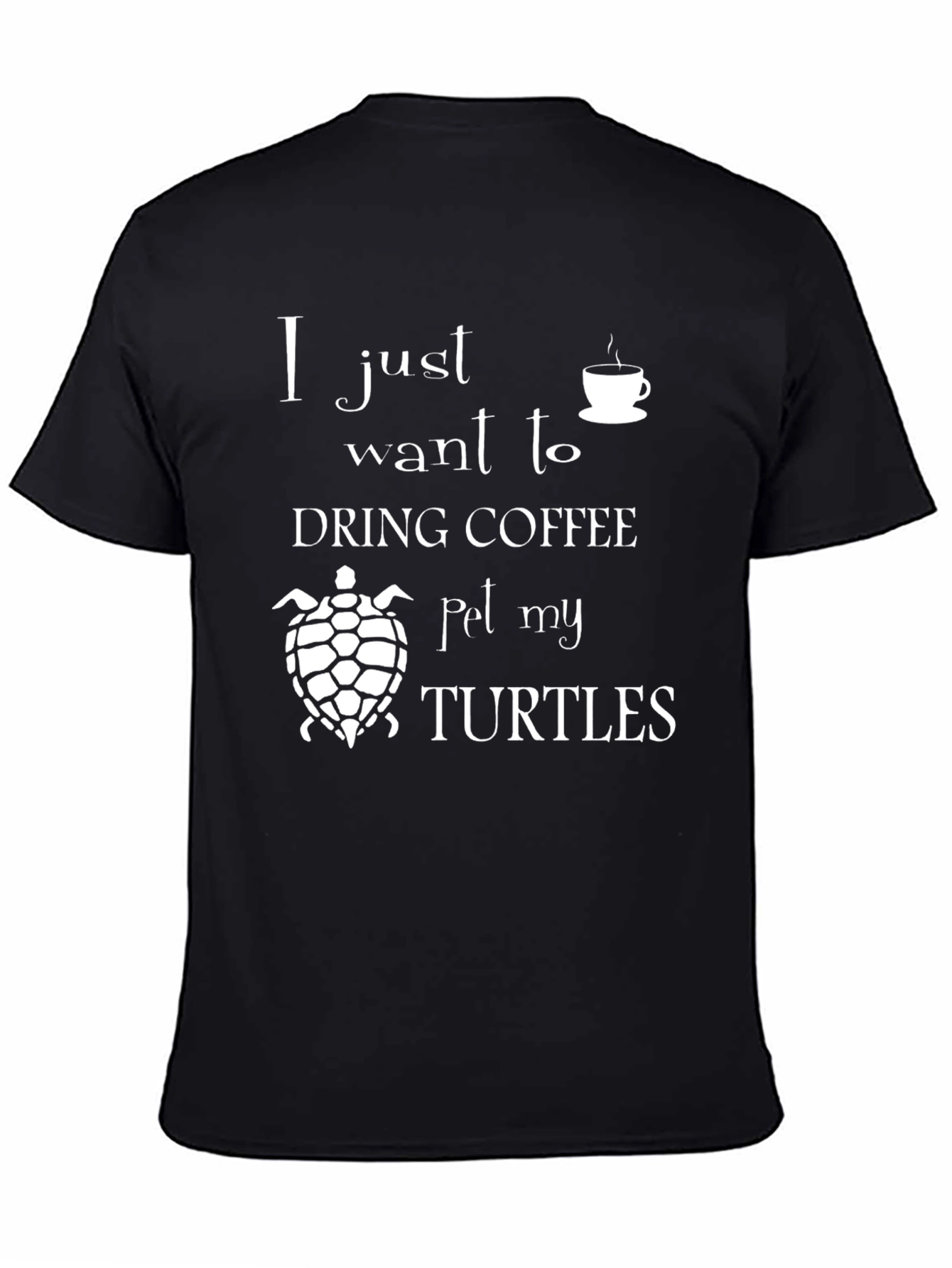Coffee and Turtles Graphic Tee