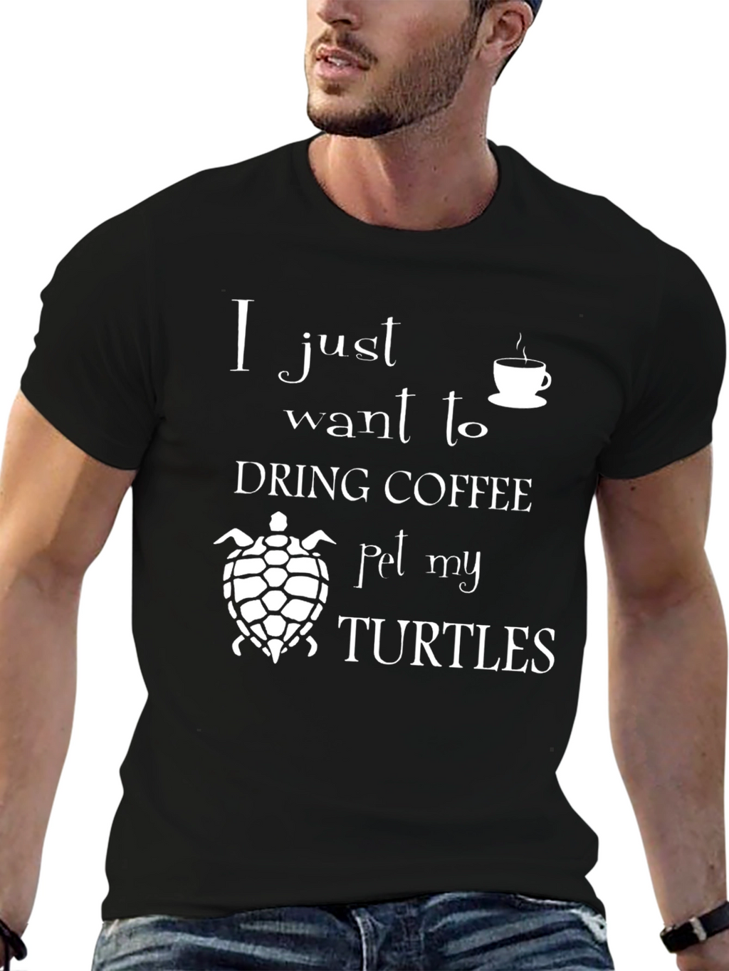Coffee and Turtles Graphic Tee