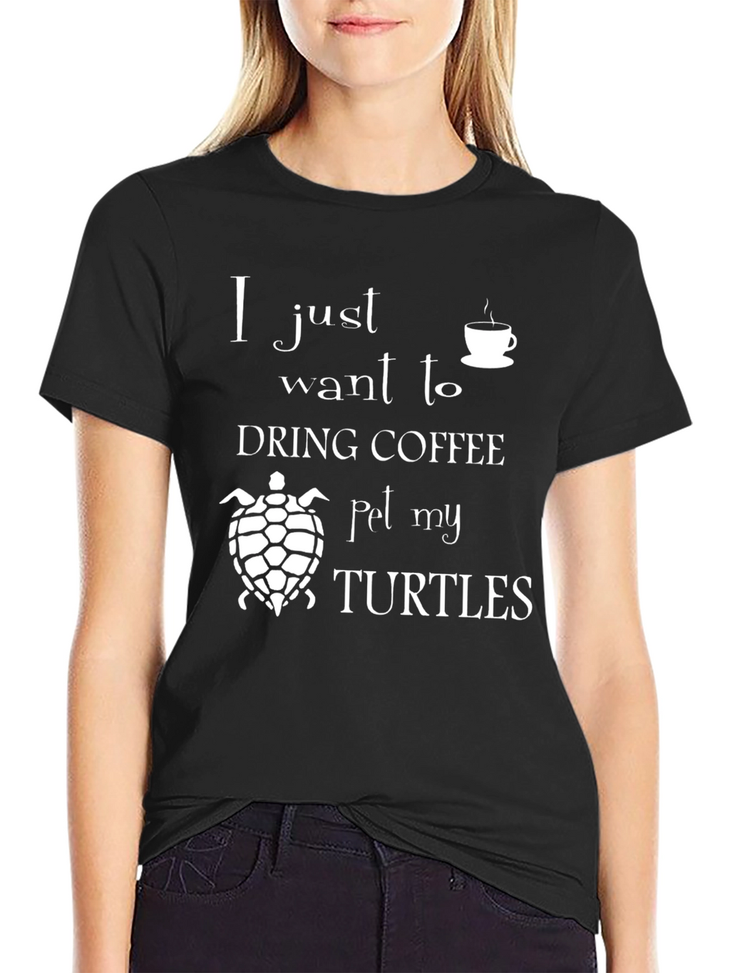 Coffee and Turtles Graphic Tee