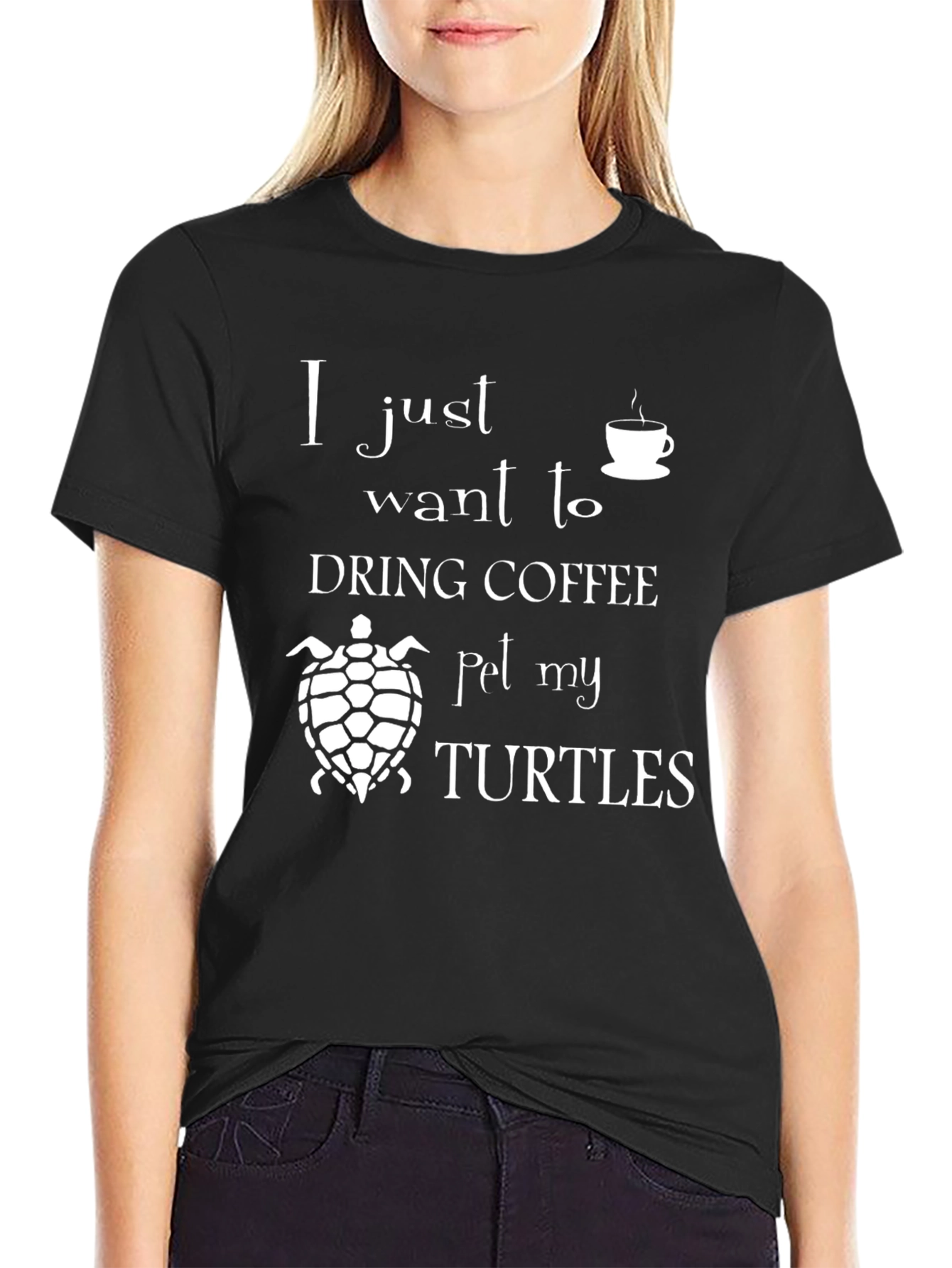 Coffee and Turtles Graphic Tee