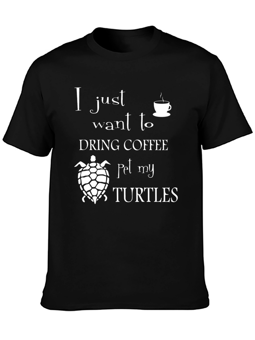 Coffee and Turtles Graphic Tee