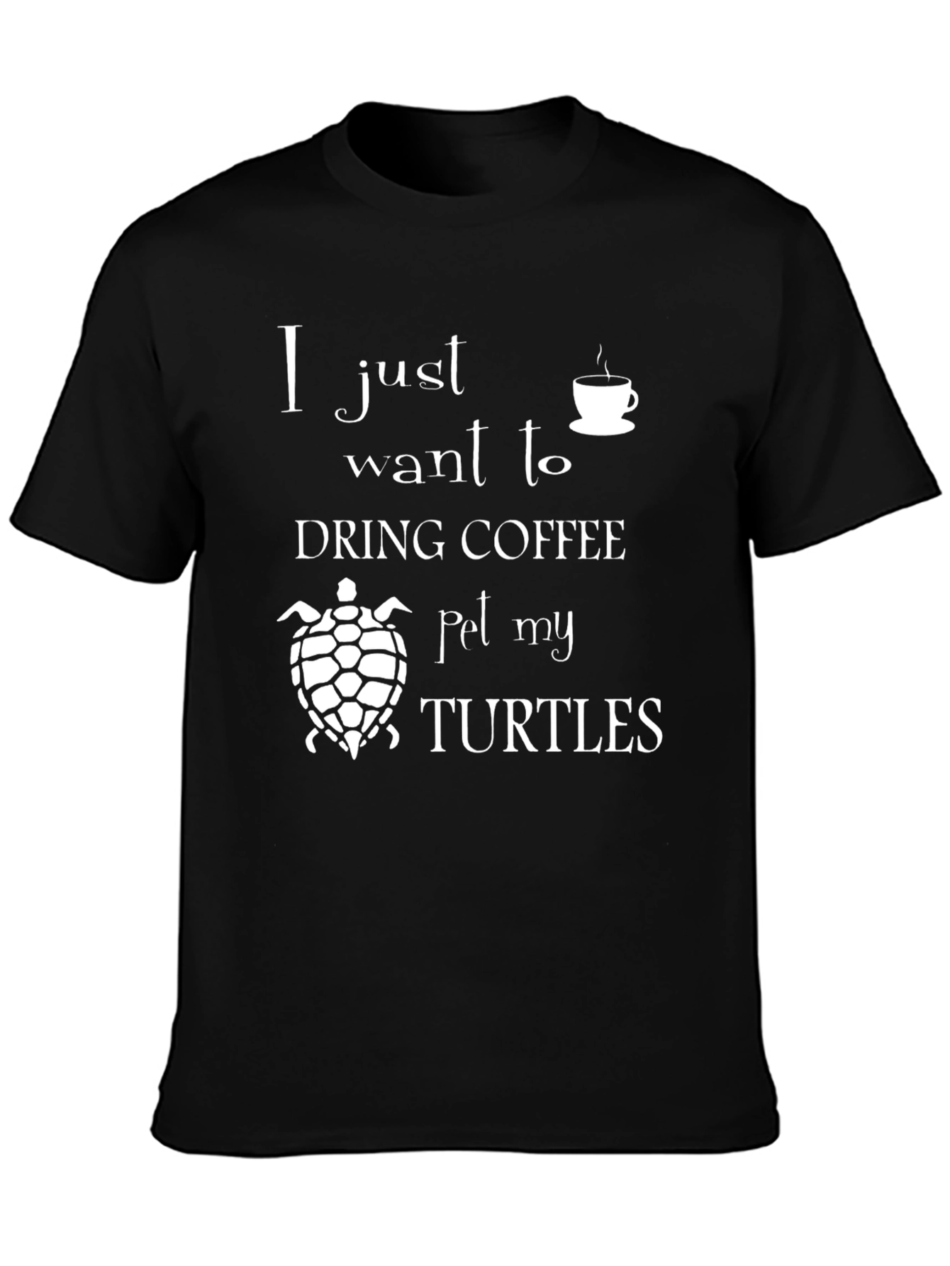 Coffee and Turtles Graphic Tee