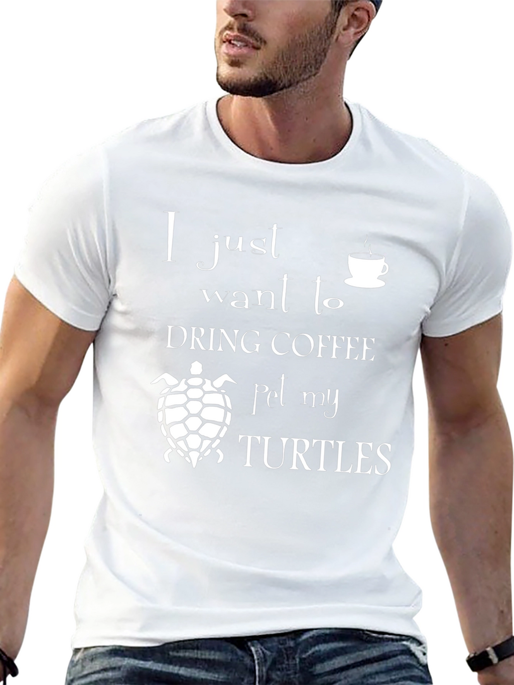 Coffee and Turtles Graphic Tee