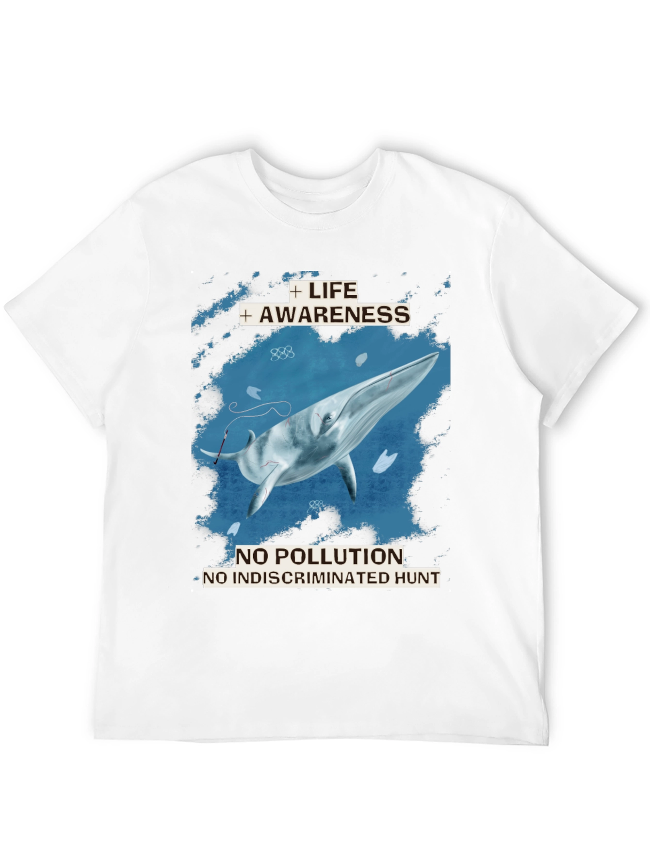 Whale Awareness T-Shirt - No Pollution