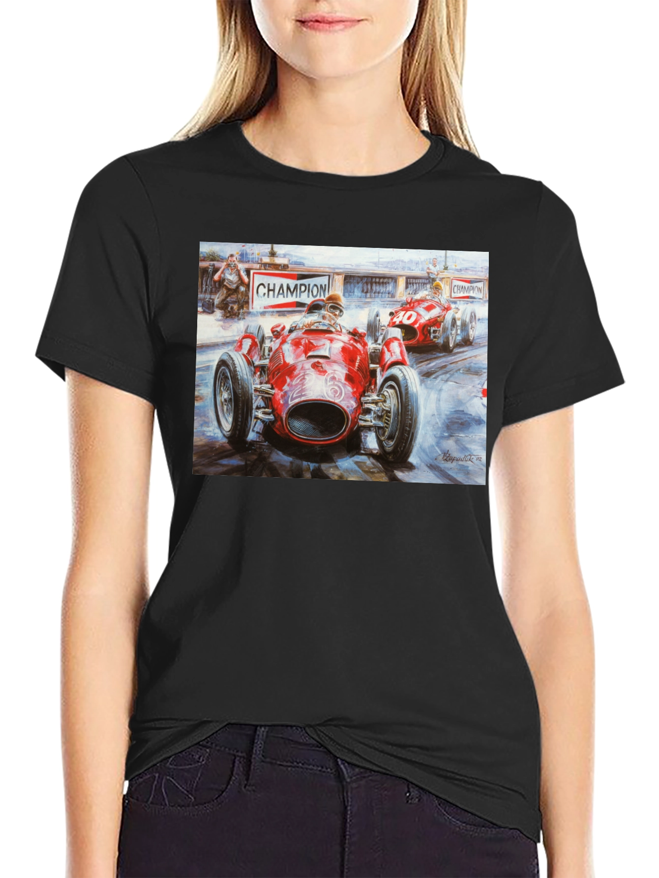 Vintage Racing Graphic Tee - Champion F1