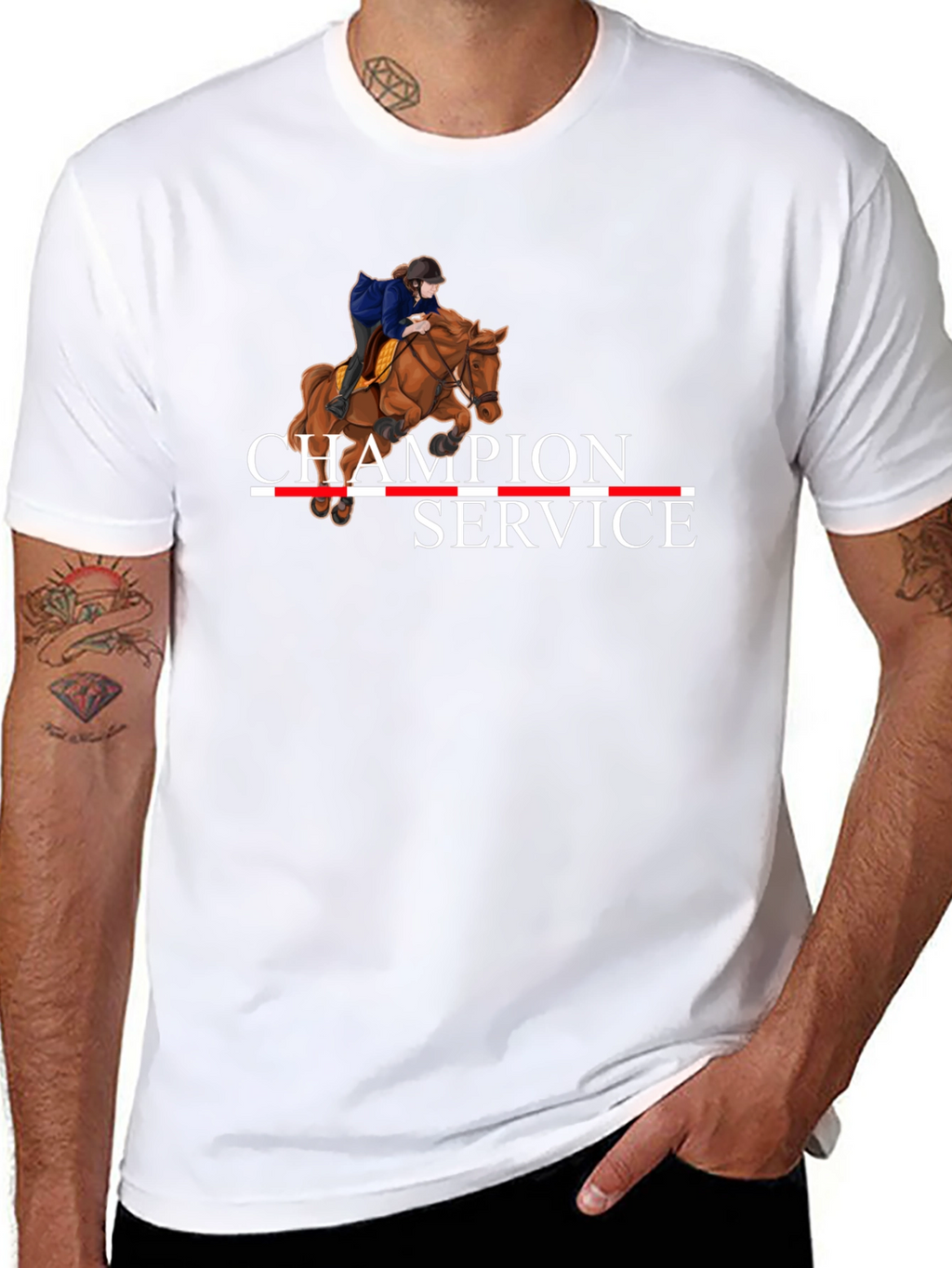 Champion Service Black T-Shirt