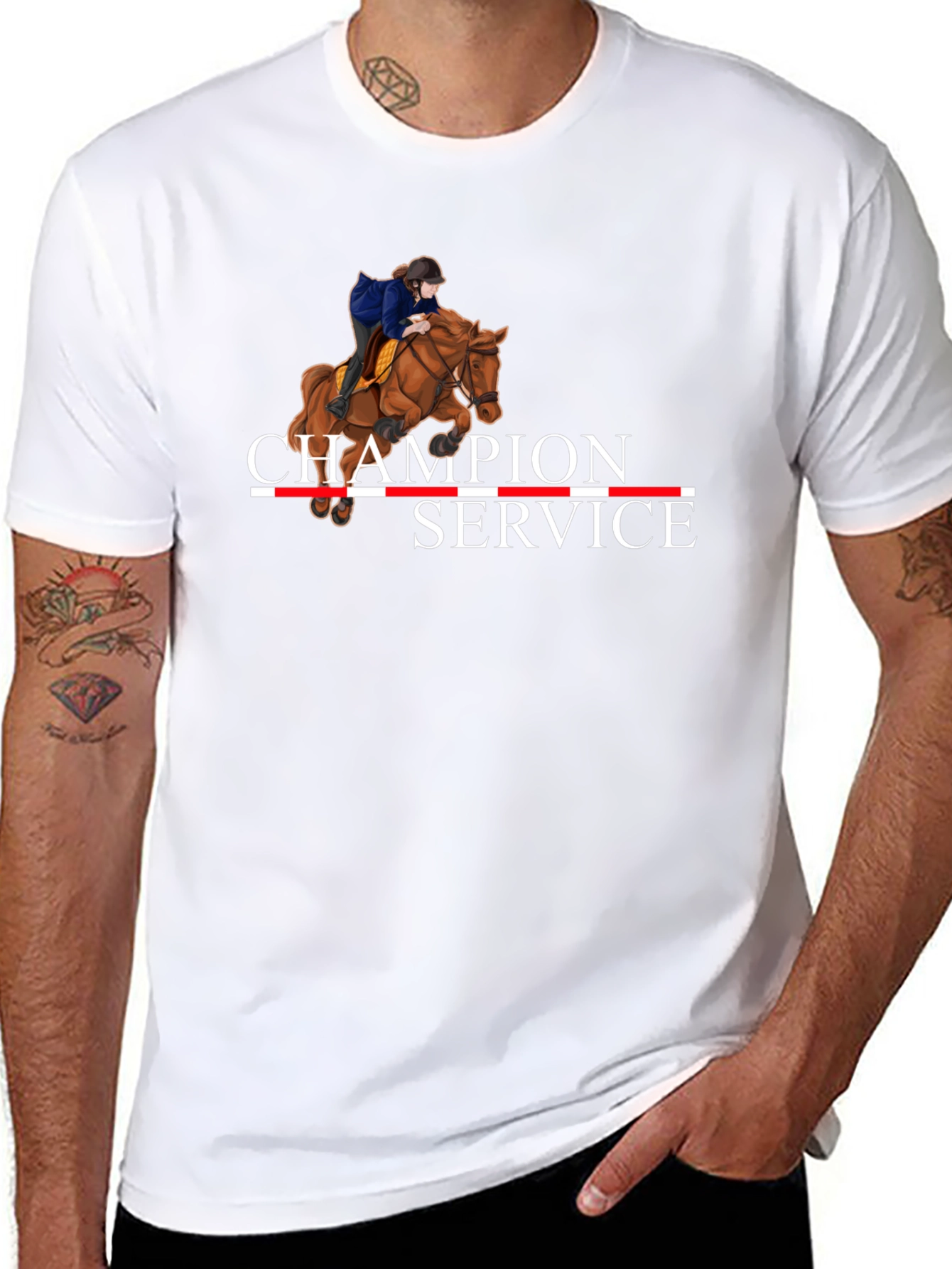 Champion Service Black T-Shirt