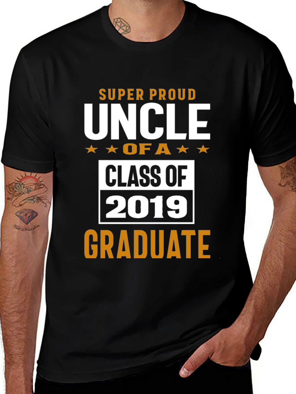 Proud Uncle Graduate T-Shirt - Class of 2019
