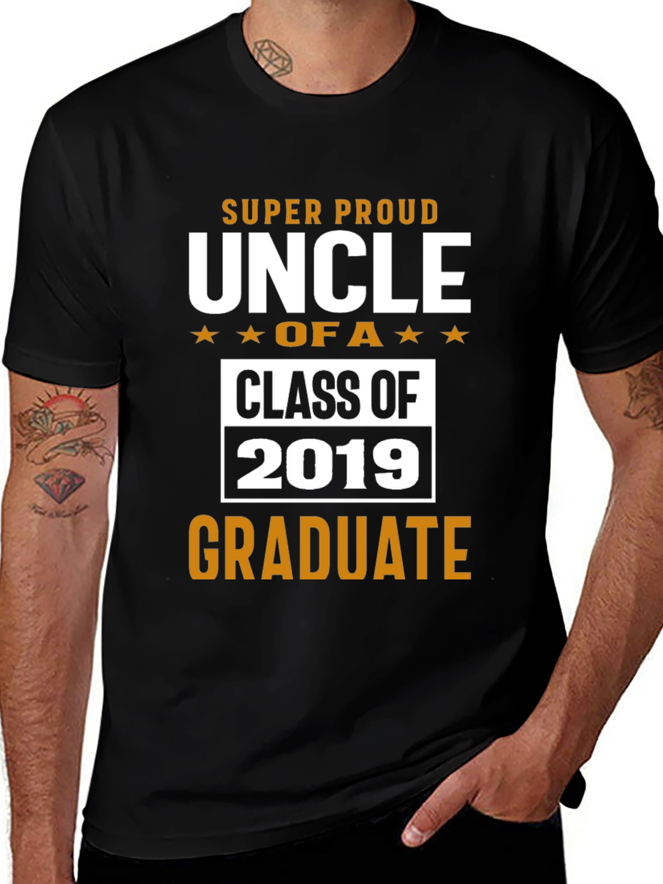 Proud Uncle Graduate T-Shirt - Class of 2019