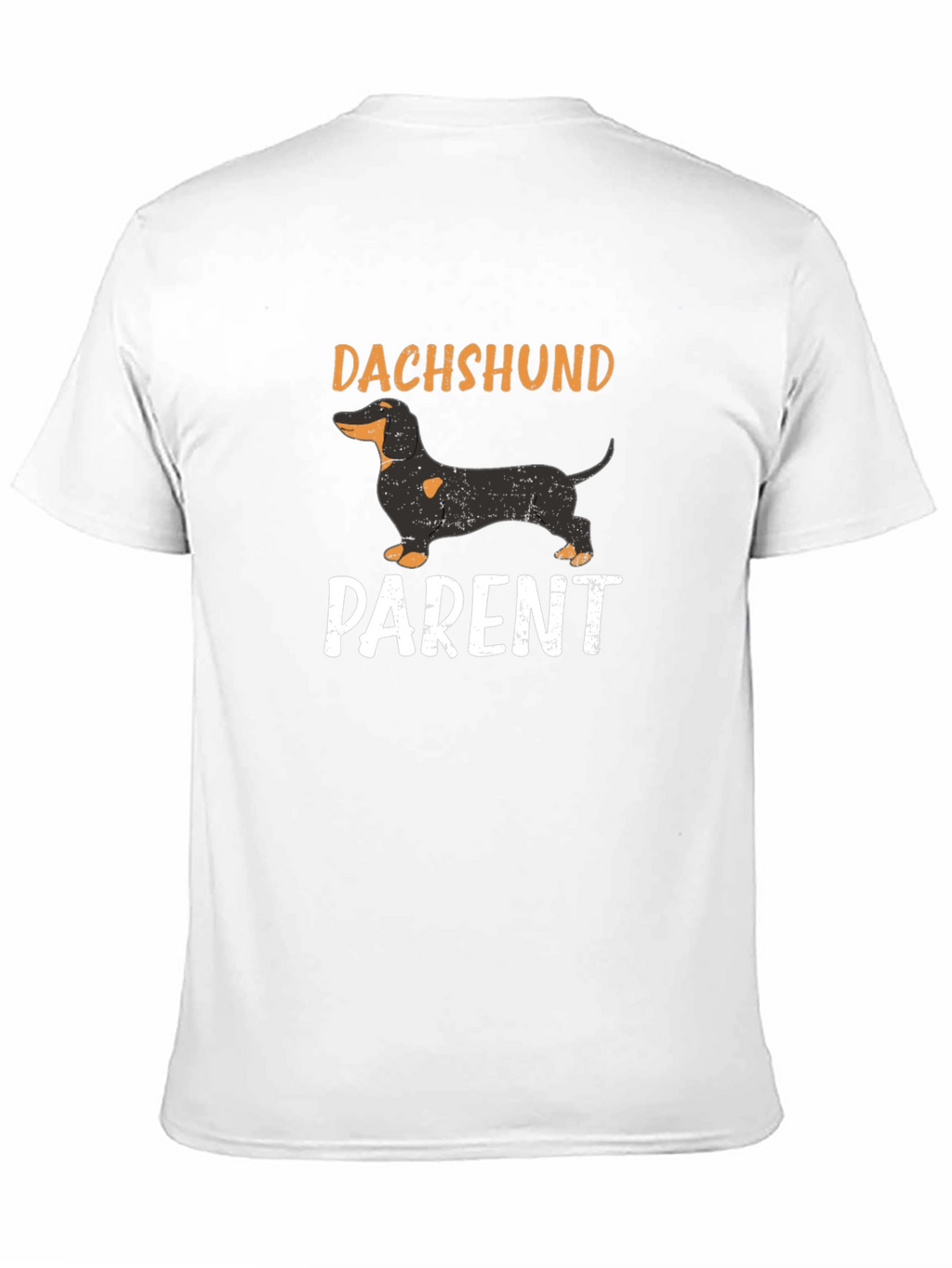 Dachshund Parent T-Shirt - Black Cotton Blend