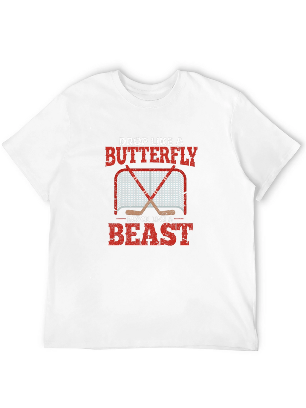Hockey Goalie Butterfly Beast T-Shirt