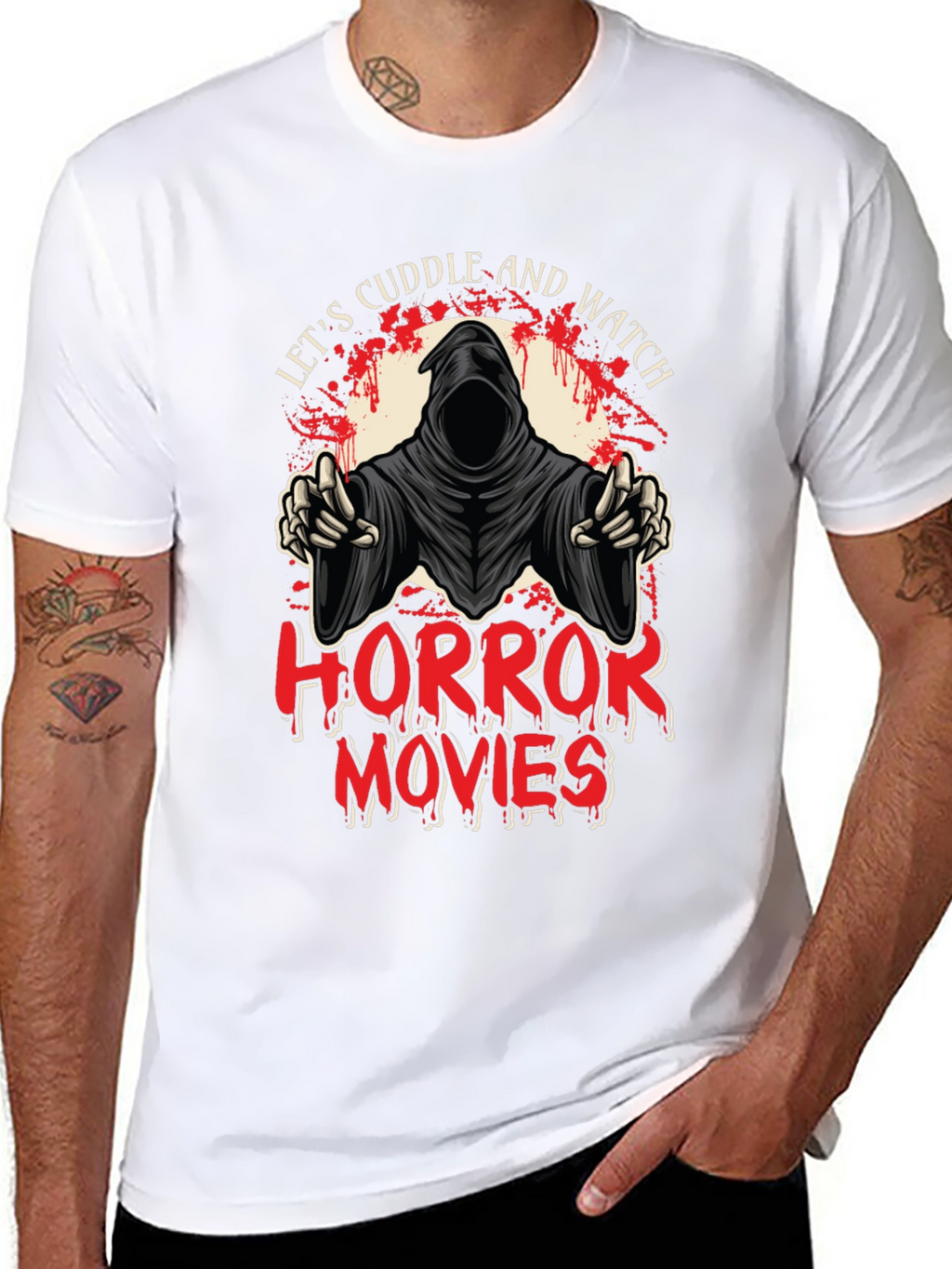 Horror Movie Cuddle T-Shirt