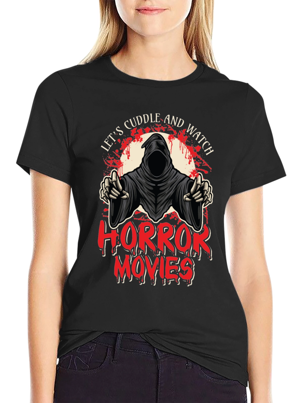 Horror Movie Cuddle T-Shirt
