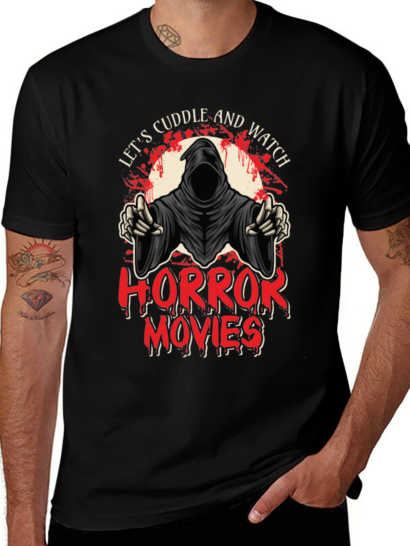 Horror Movie Cuddle T-Shirt