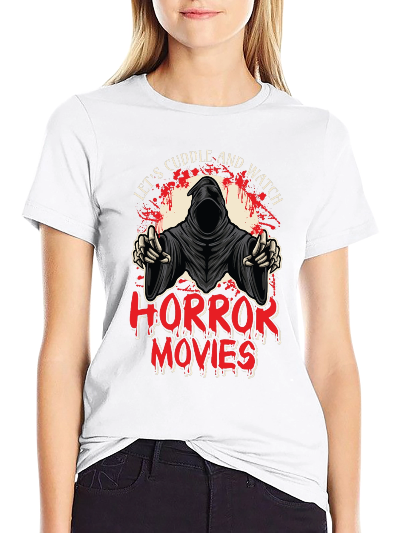 Horror Movie Cuddle T-Shirt