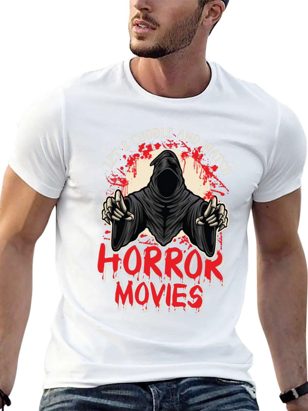 Horror Movie Cuddle T-Shirt