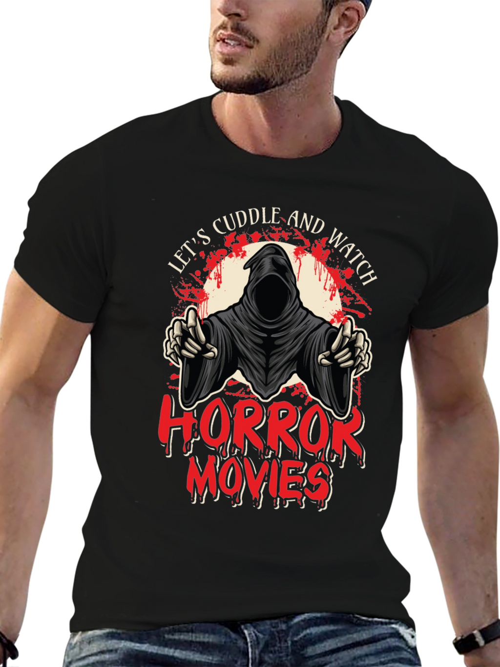 Horror Movie Cuddle T-Shirt