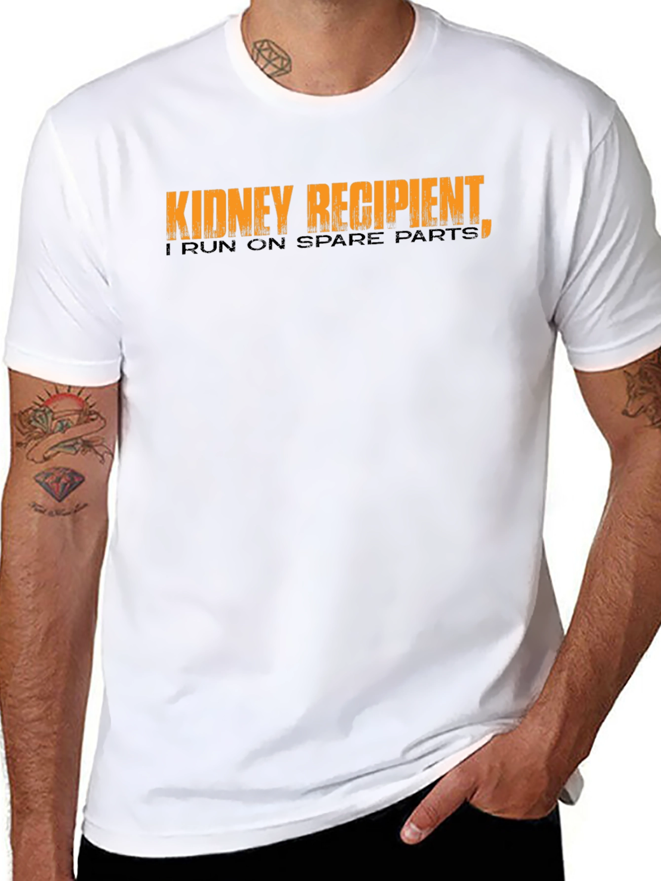 Kidney Recipient Spare Parts Graphic Tee