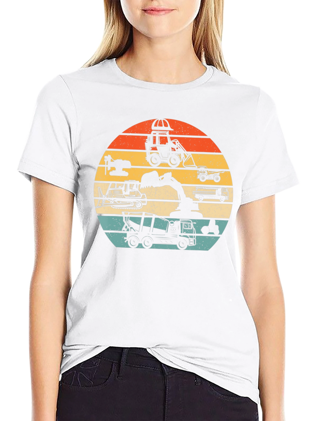 Retro Construction Vehicle T-Shirt