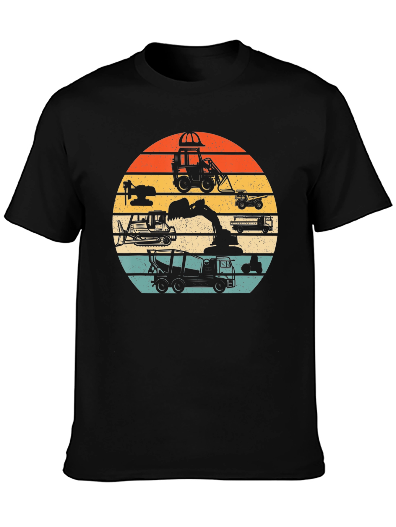 Retro Construction Vehicle T-Shirt