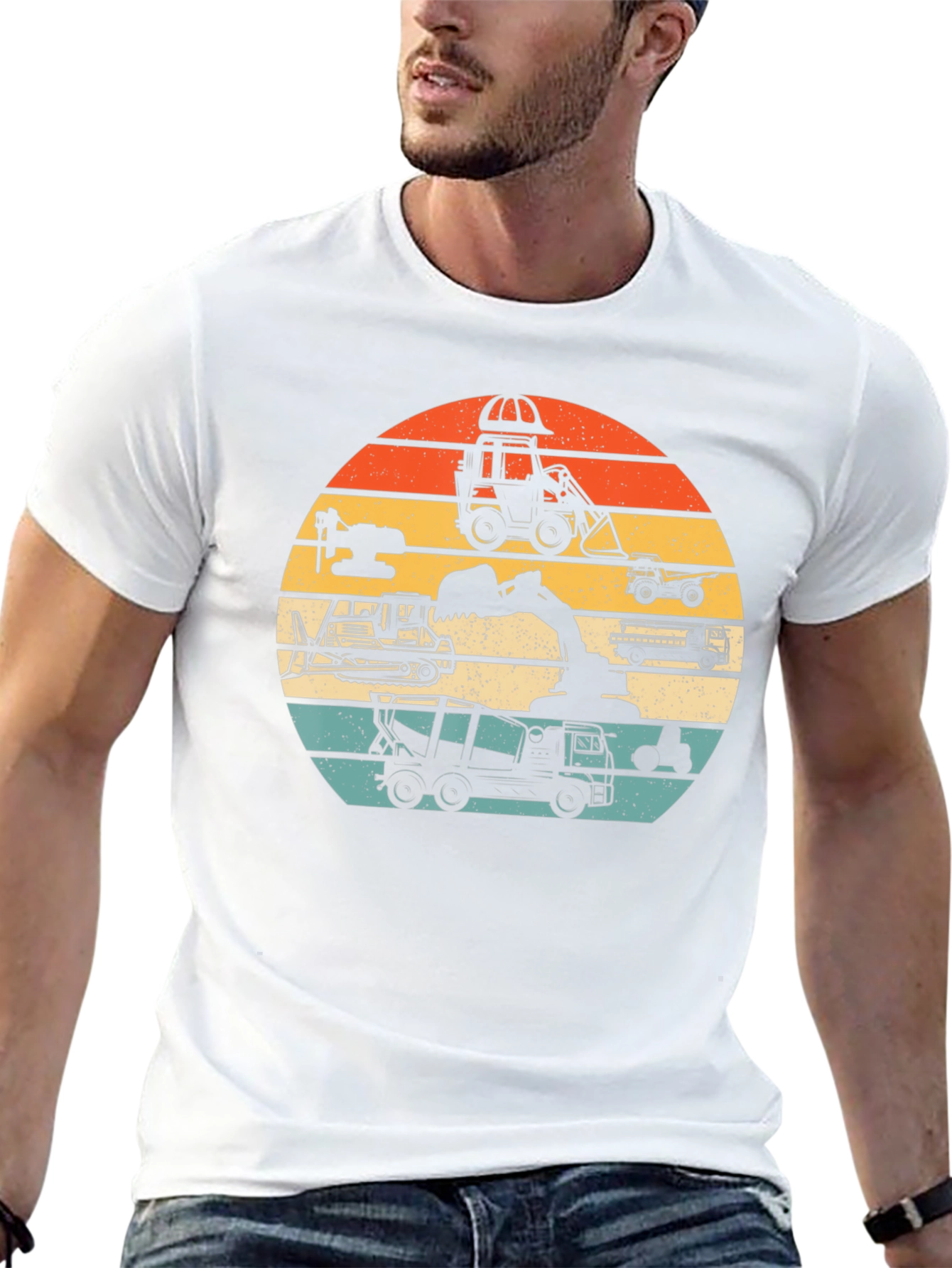 Retro Construction Vehicle T-Shirt