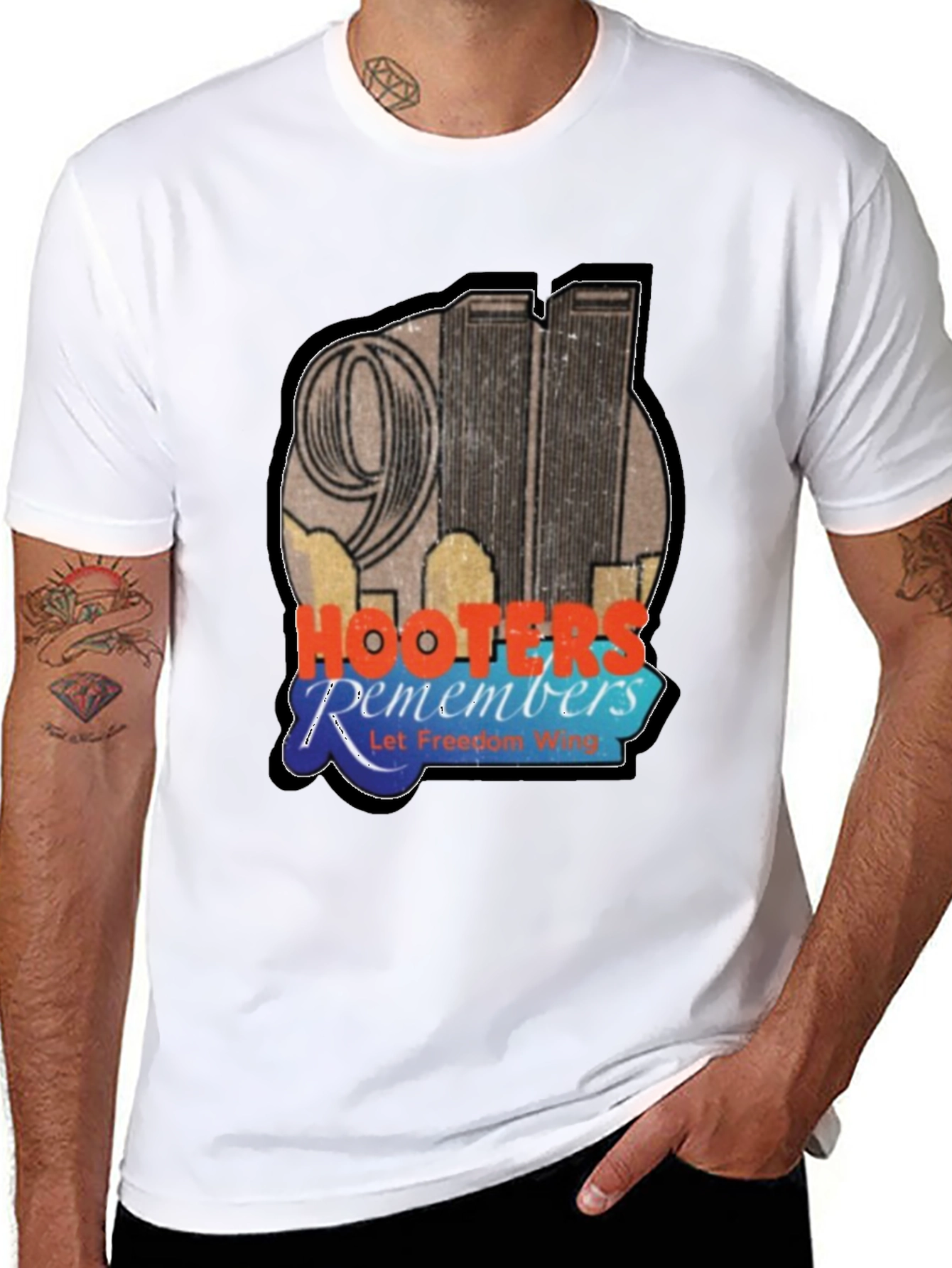 Hooters Remembers 9/11 Graphic Tee