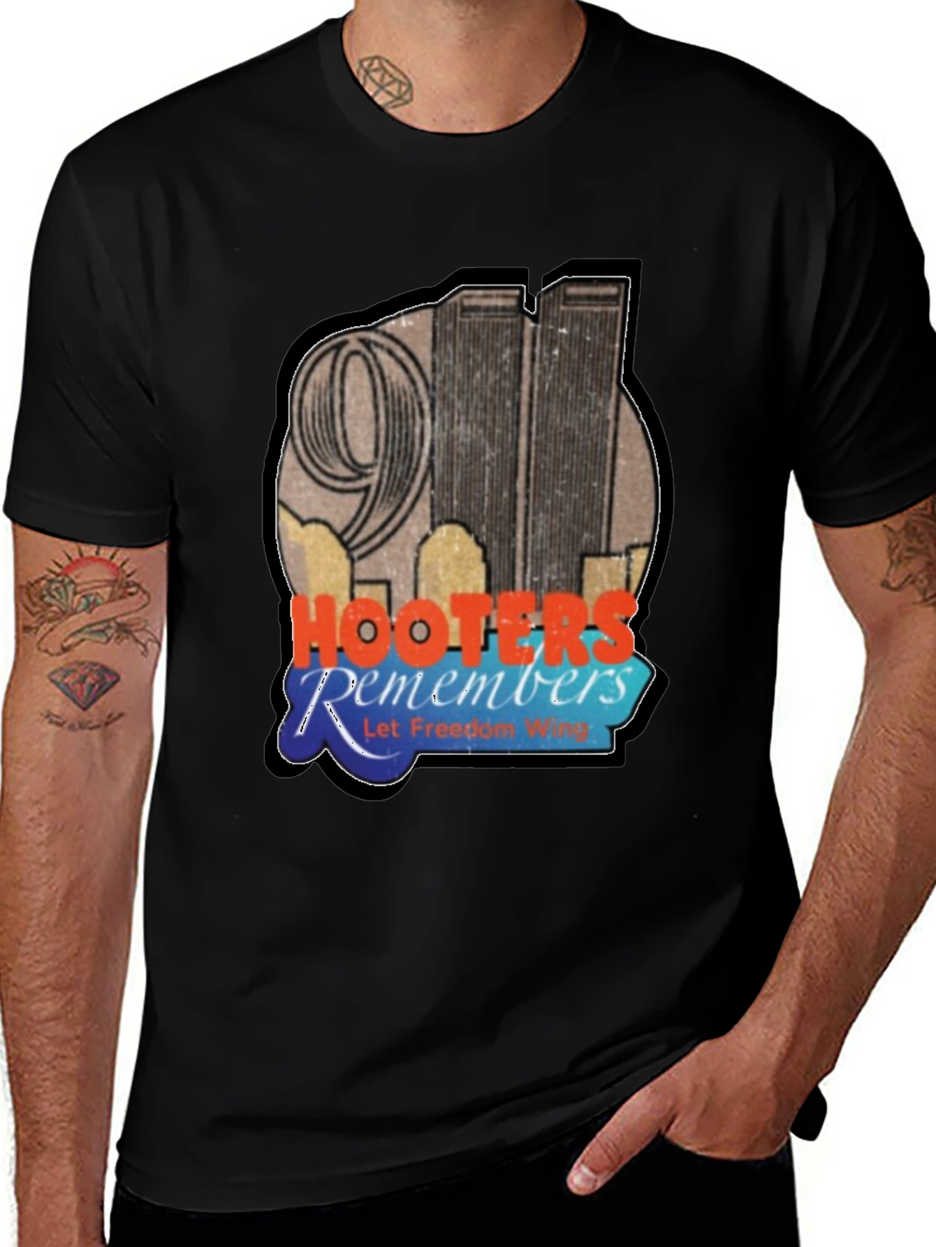 Hooters Remembers 9/11 Graphic Tee
