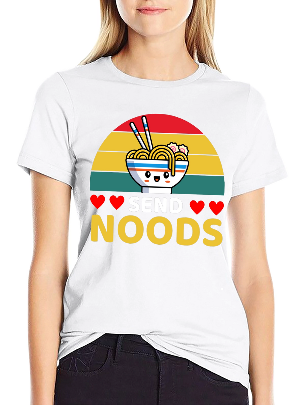 Send Noods Graphic Tee - Ramen Lovers T-Shirt