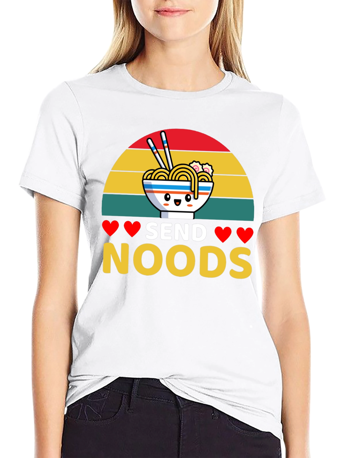 Send Noods Graphic Tee - Ramen Lovers T-Shirt